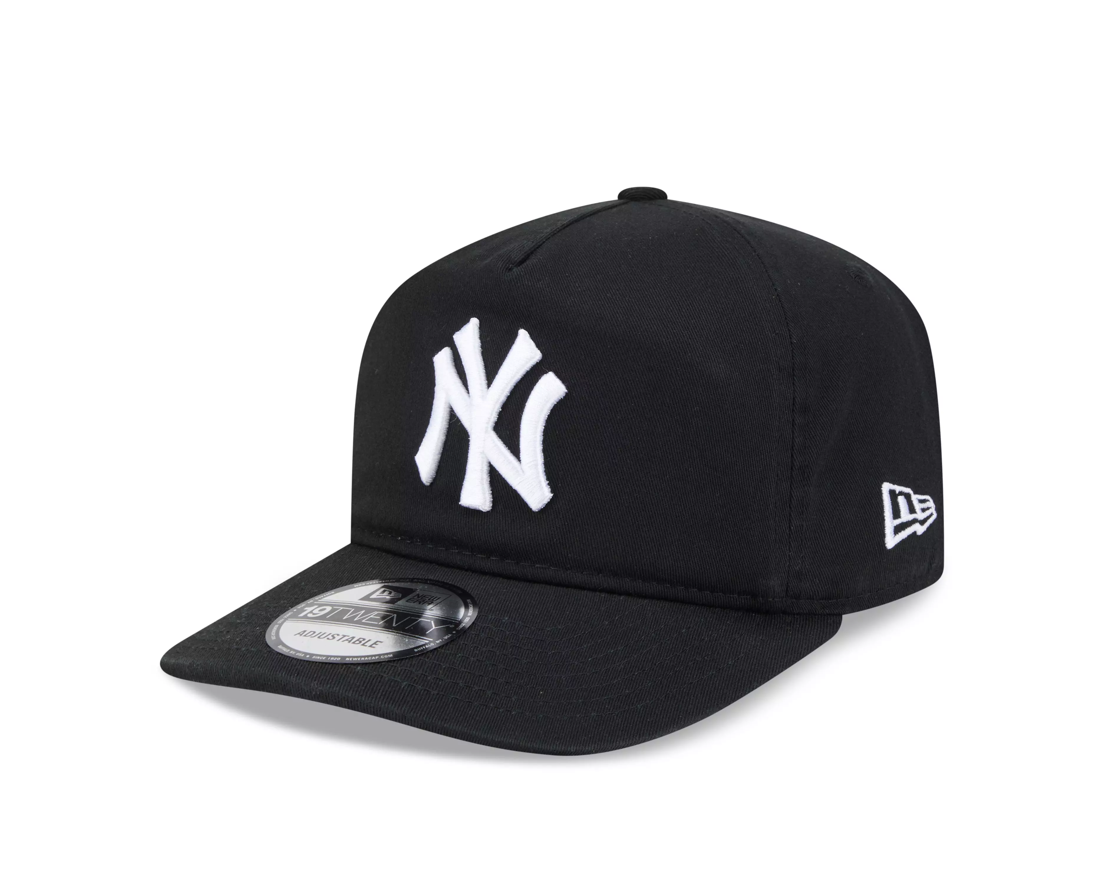 New Era New York Yankees 19TWENTY Adjustable Hat-Black/White